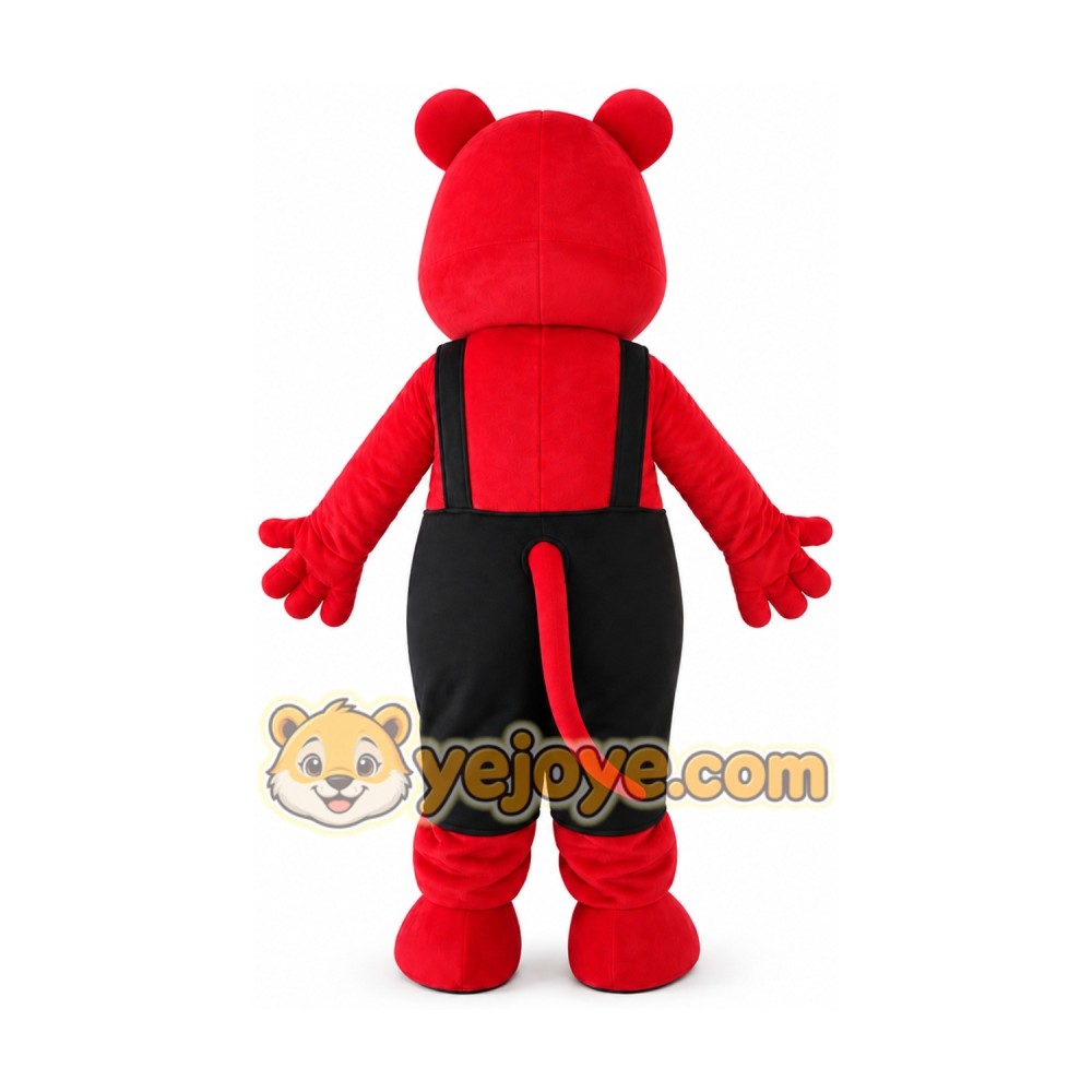 Red Mouse Mascot Costume Red Mouse Mascot Costume