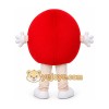 Red Yellow Chocolate M Beans Mascot Costume Red Yellow Chocolate M Beans Mascot Costume