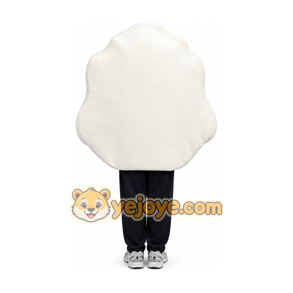 Big Fried Egg Mascot Costume Big Fried Egg Mascot Costume