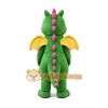 Big Green Dragon Boy Cartoon Mascot Costume Big Green Dragon Boy Cartoon Mascot Costume