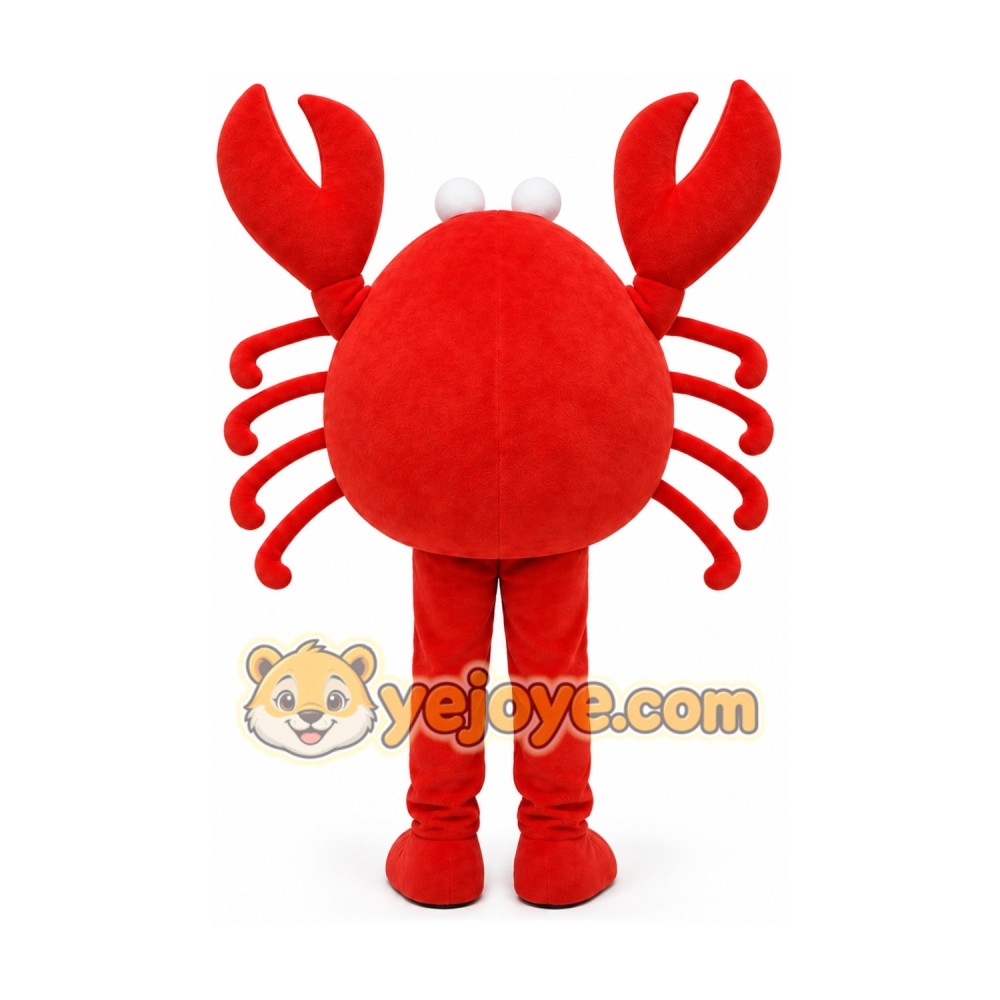 Red Crab Mascot Costume Red Crab Mascot Costume