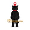 Black and White Cat in Top Hat Mascot Costume Black and White Cat in Top Hat Mascot Costume