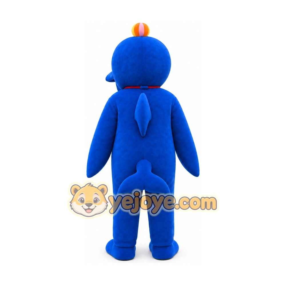 Blue Dolphin Mascot Costume Blue Dolphin Mascot Costume