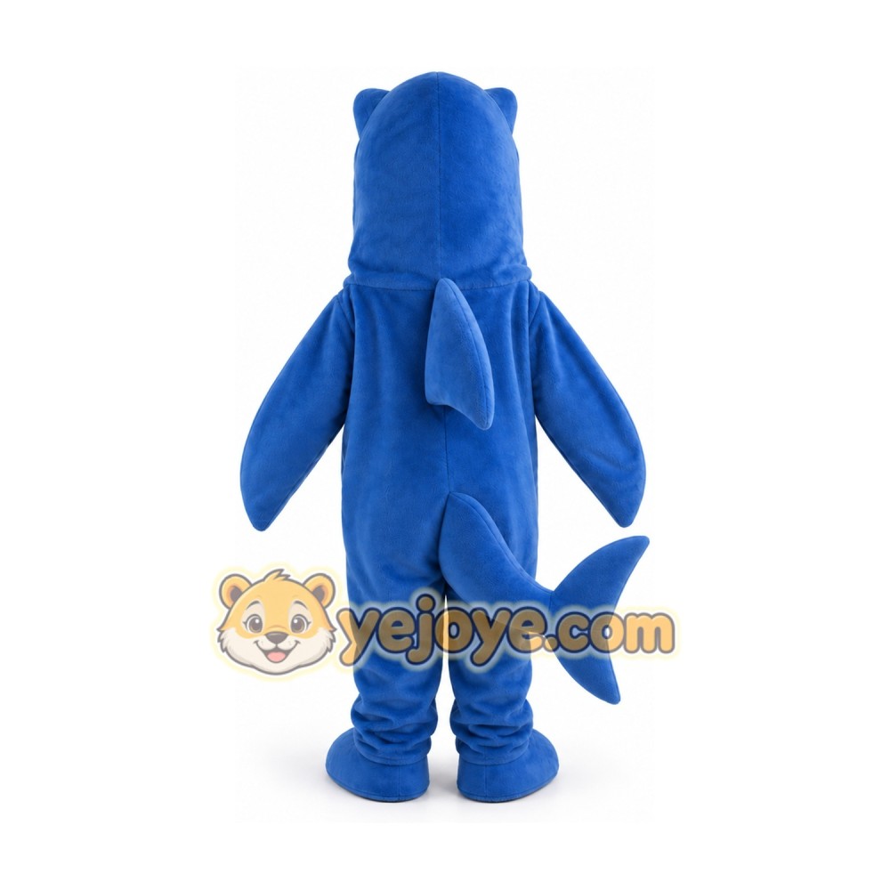 Blue Shark Mascot Costume