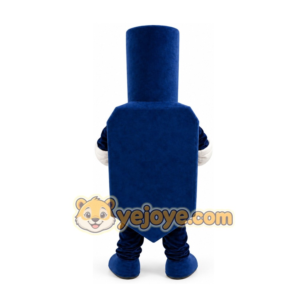 Blue Spinning Top Mascot Costume Blue Spinning Top Mascot Costume