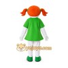 Smiling Girl Mascot Costume