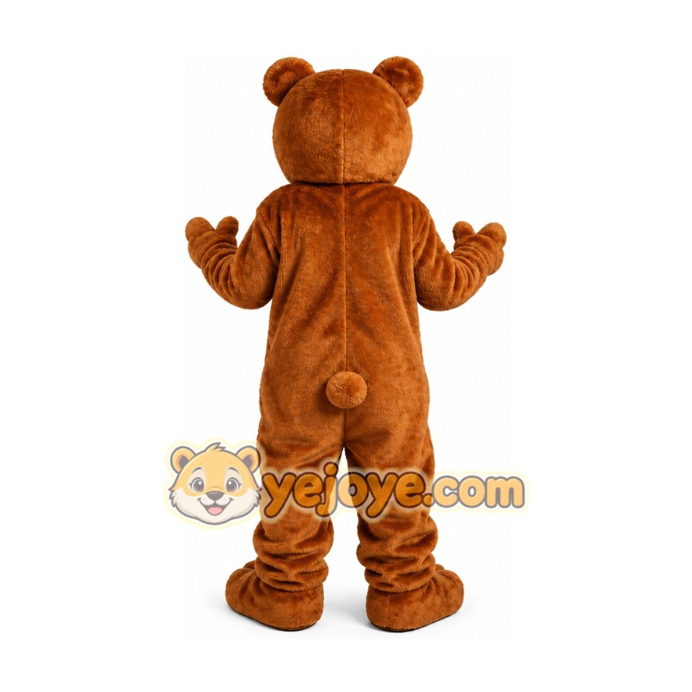 Brown Teddy Bear Mascot Costume Brown Teddy Bear Mascot Costume