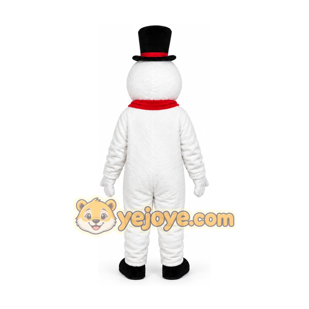 Snowman Mascot Costume Adult Cartoon Character
