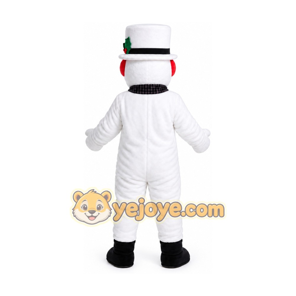 Snowman Policeman Mascot Costume