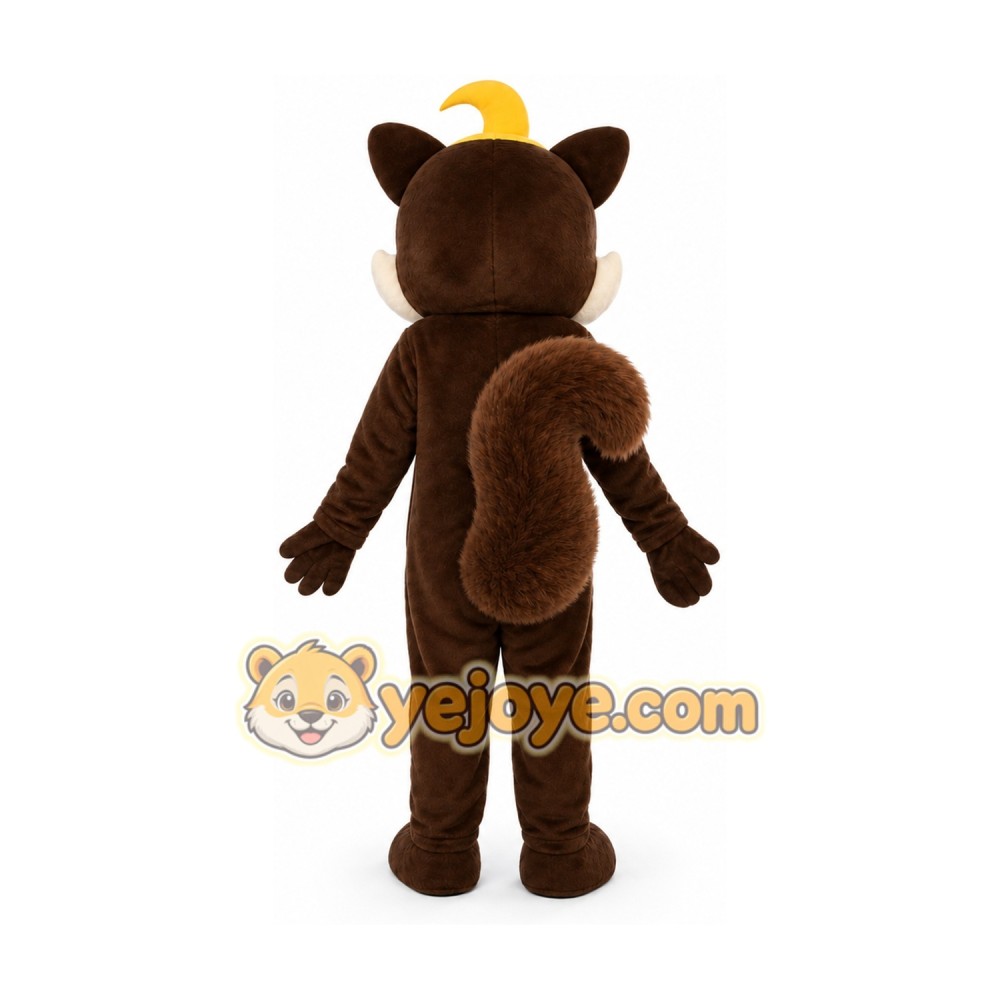 Brown Squirrel Mascot Costume Brown Squirrel Mascot Costume