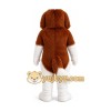 Brown and White Dog Mascot Costume Brown and White Dog Mascot Costume