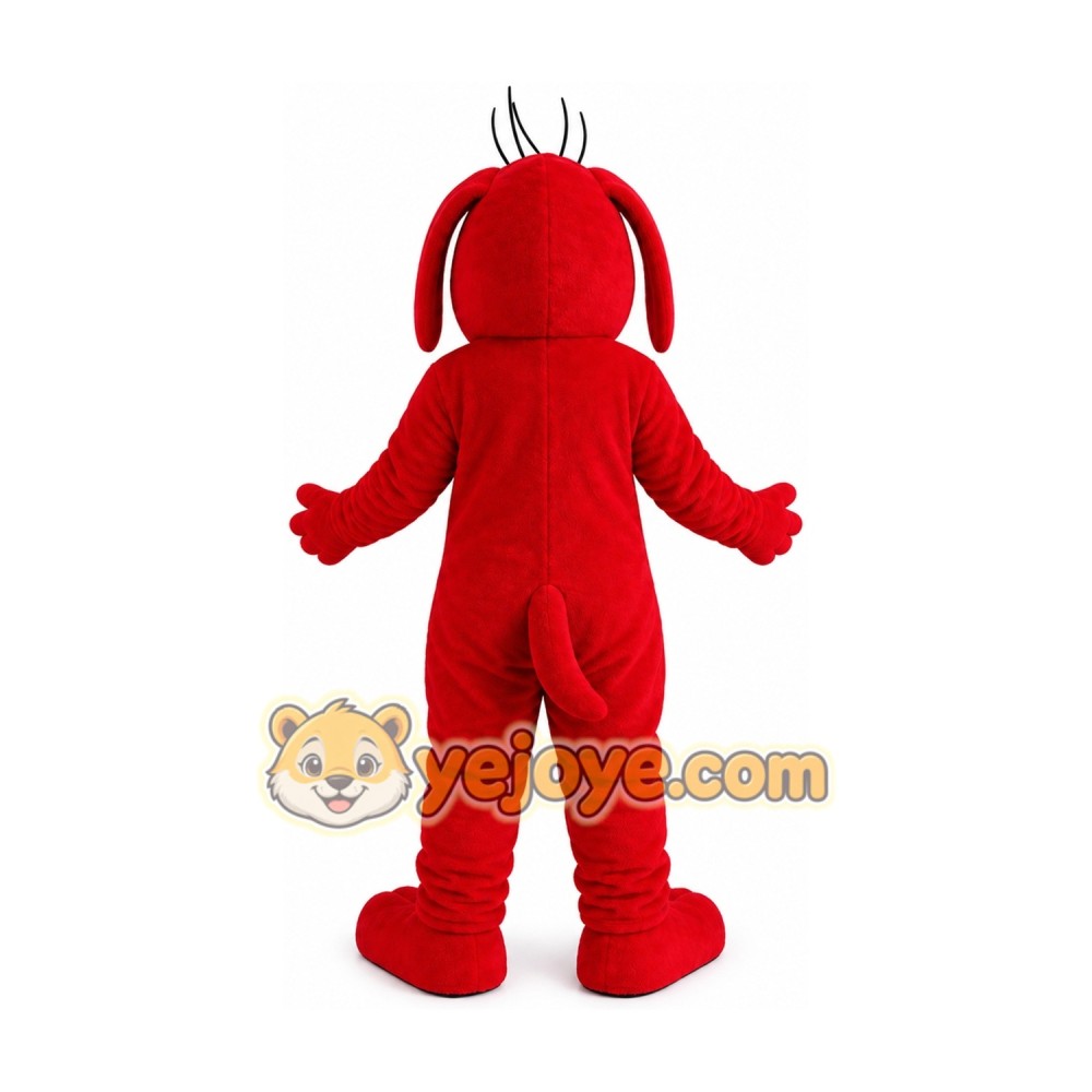 Big Red Dog Mascot Costume Big Red Dog Mascot Costume