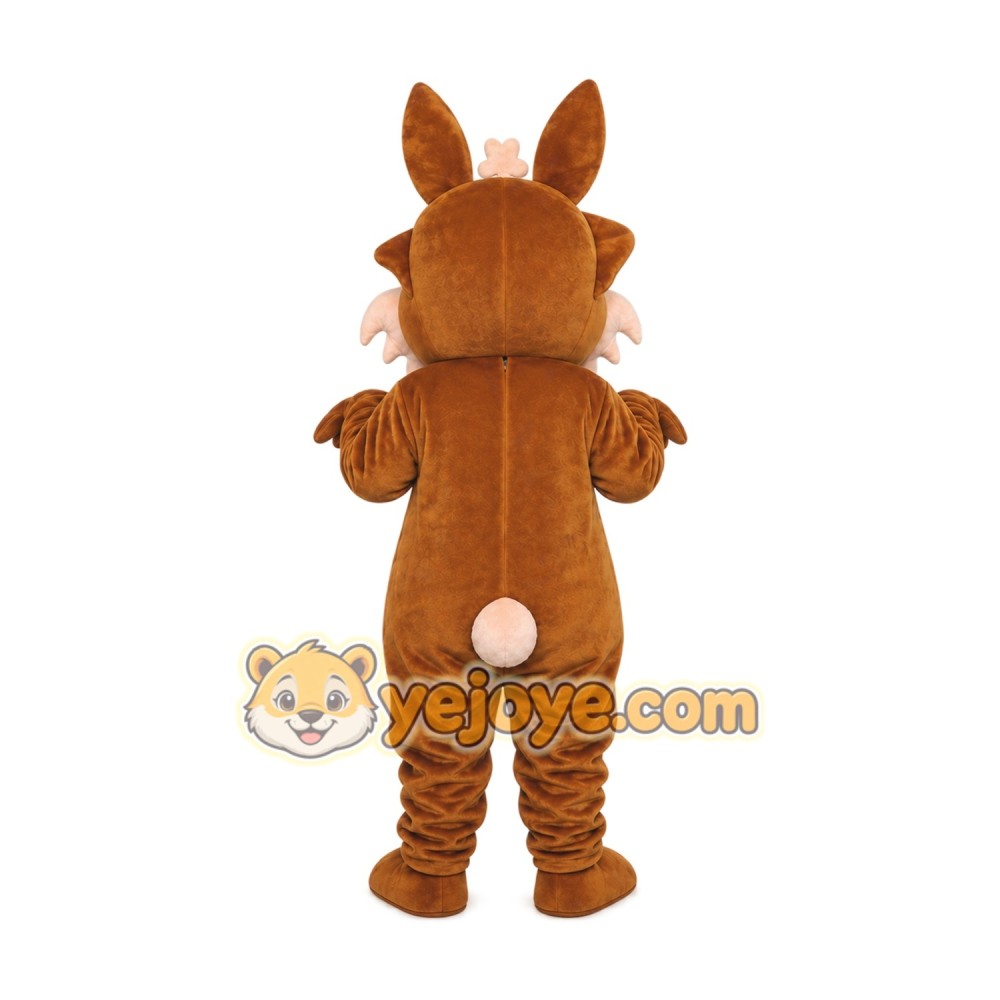 Brown Rabbit Mascot Costume Brown Rabbit Mascot Costume