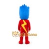 Blue-Haired Superhero Boy Mascot Costume Blue-Haired Superhero Boy Mascot Costume