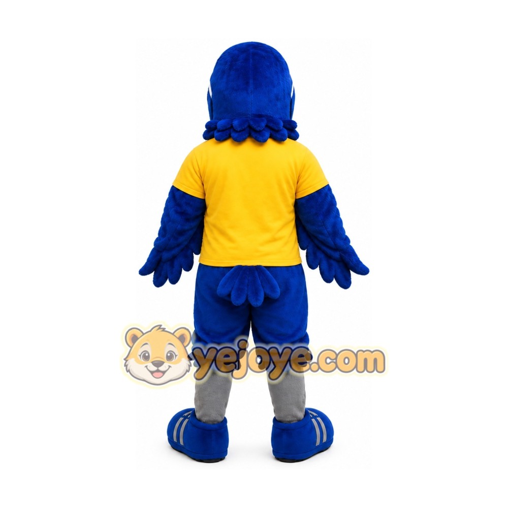 Sport Blue Eagle Mascot Costume for Adult