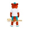 Sport Brown Fox Mascot Costume for Adult