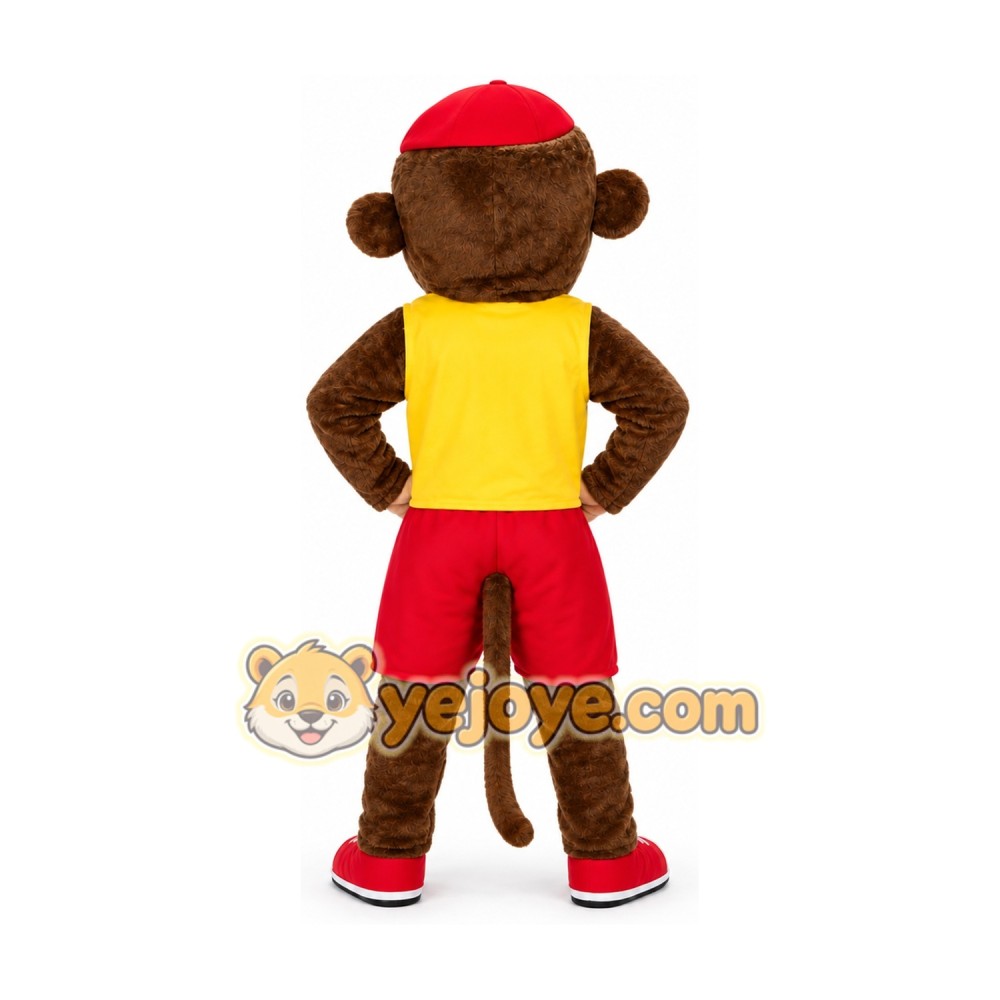Sporty Monkey Mascot Costume Sporty Monkey Mascot Costume
