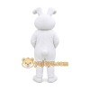 Big White Easter Bunny Bug Rabbit Mascot Costume Big White Easter Bunny Bug Rabbit Mascot Costume