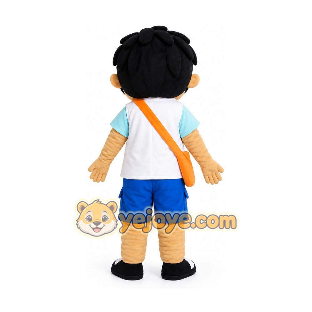 Cartoon Boy Mascot Costume Cartoon Boy Mascot Costume
