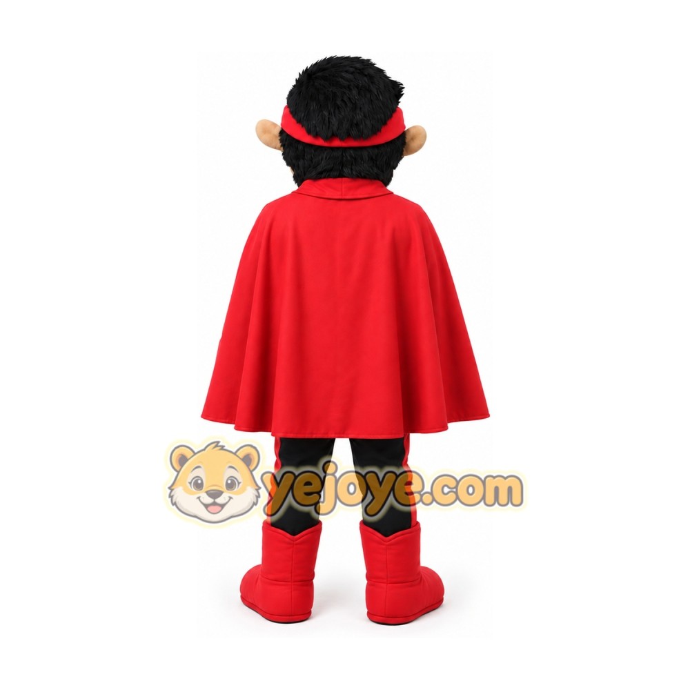 Masked Superhero Mascot Costume Masked Superhero Mascot Costume