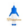 Blue Syringe Mascot Costume Blue Syringe Mascot Costume