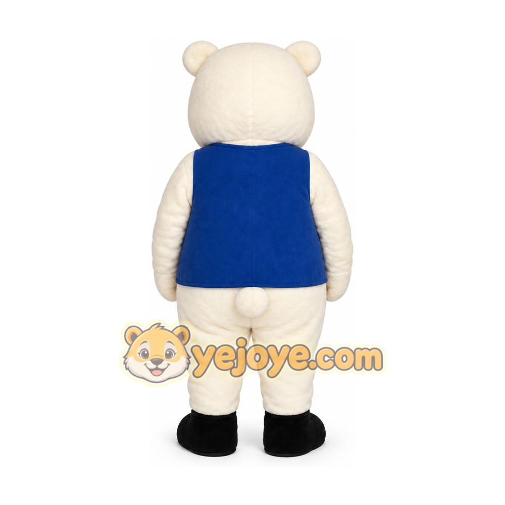 Teddy Bear in a vest Mascot Costumes