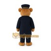 Brown Bear in Black Suit and Hat Mascot Costume Brown Bear in Black Suit and Hat Mascot Costume