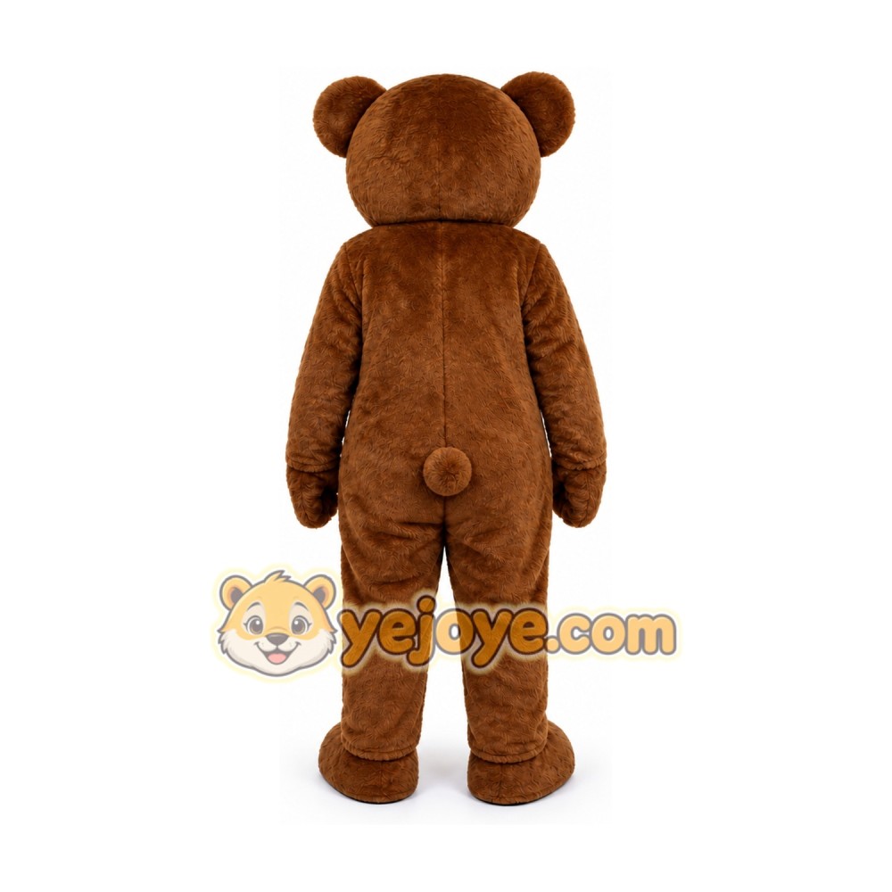 Brown Teddy Bear Mascot Costume Brown Teddy Bear Mascot Costume