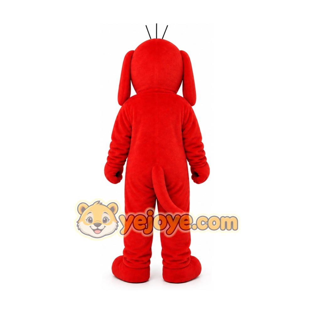 Big Red Dog Mascot Costume Big Red Dog Mascot Costume