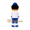 Cartoon Boy in White Shirt Mascot Costume