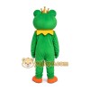 The Frog Prince Fancy Cartoon Mascot Costume The Frog Prince Fancy Cartoon Mascot Costume