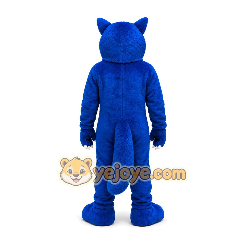 Thunder Wolf Mascot Costume Thunder Wolf Mascot Costume