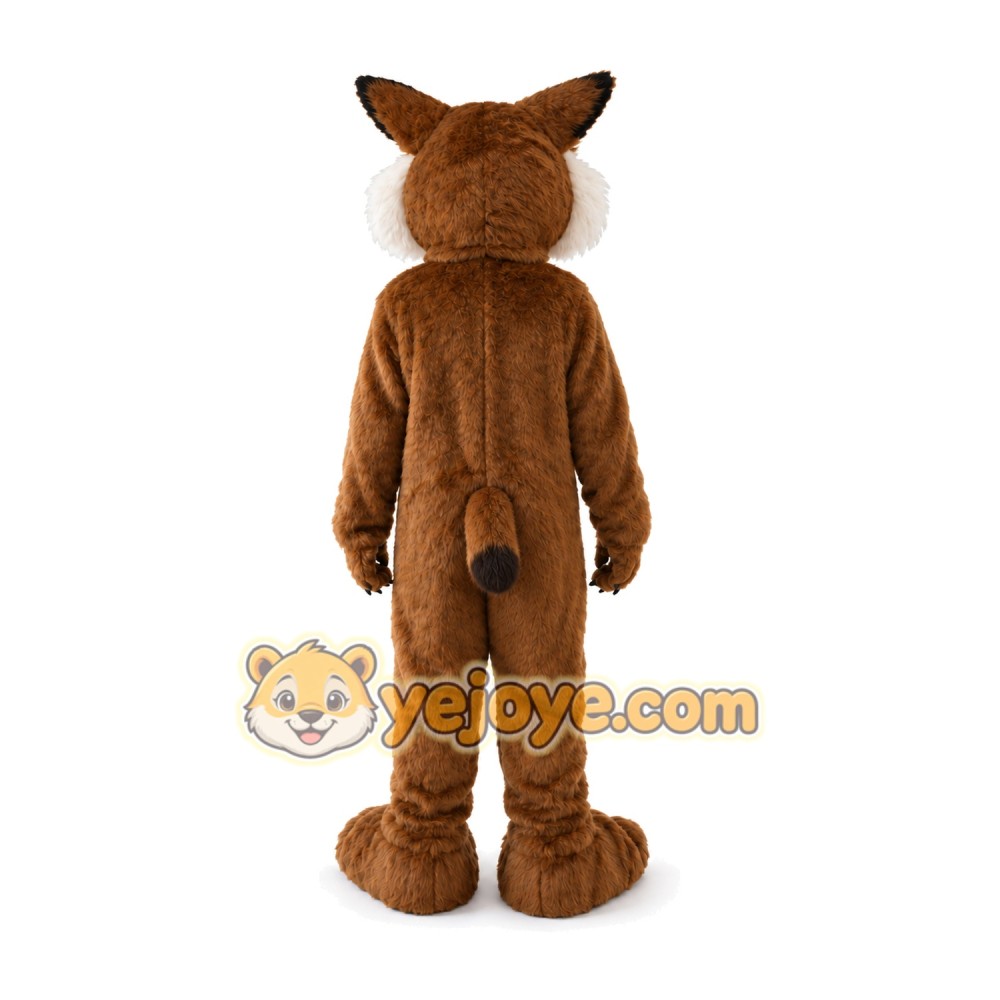 Brown Wildcat Mascot Costume Brown Wildcat Mascot Costume