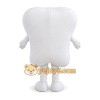 White Tooth Mascot Costume White Tooth Mascot Costume