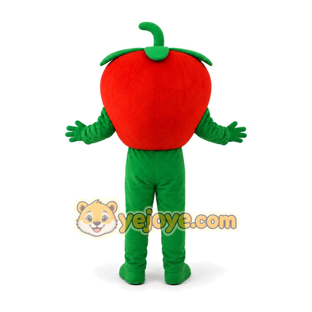 Red Tomato Mascot Costume