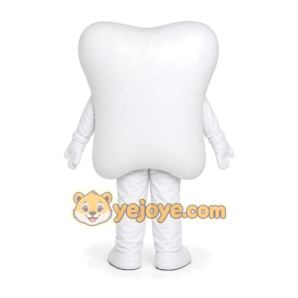 Tooth Mascot Costume Tooth Mascot Costume
