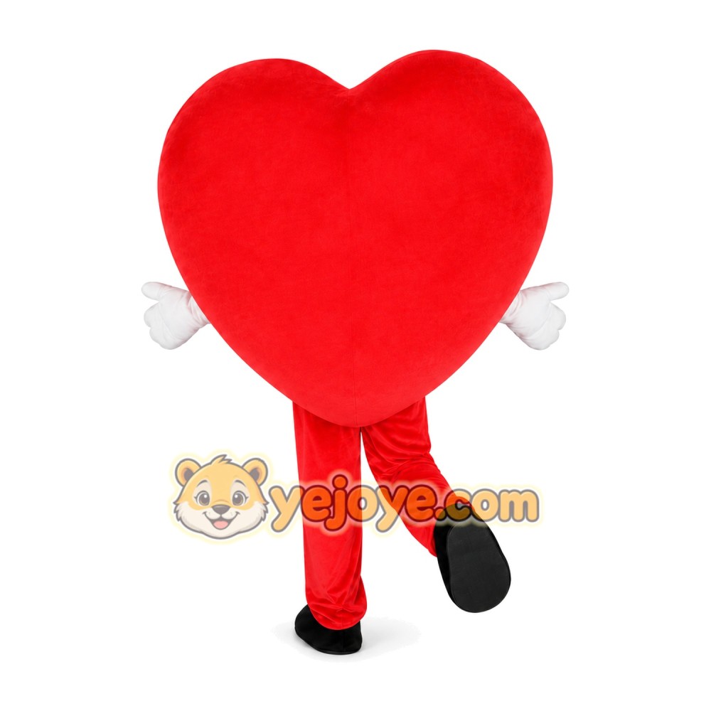 Valentine'S Day Red Heart Love Mascot Costume Valentine'S Day Red Heart Love Mascot Costume