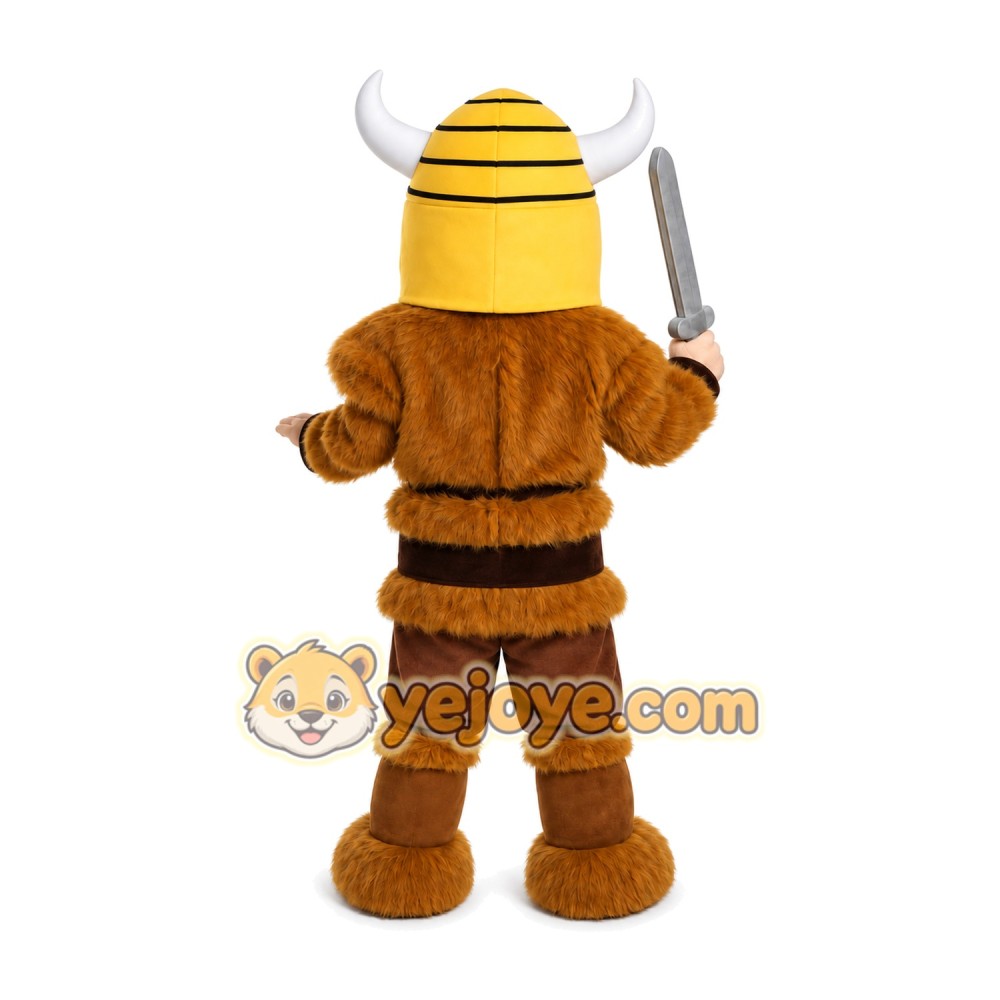 Viking Warrior Knight Mascot Costume Viking Warrior Knight Mascot Costume