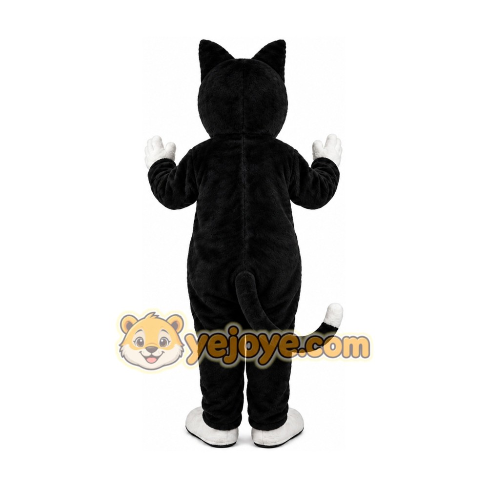 Black & White Cat Mascot Costume Black & White Cat Mascot Costume