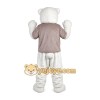 White Bear Mascot Costume for Adult