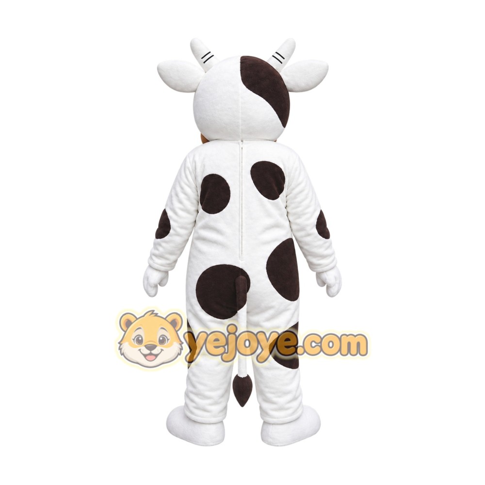 Black And White Cow Mascot Costume Black And White Cow Mascot Costume