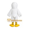 White Bird Mascot Costume Character Outfit