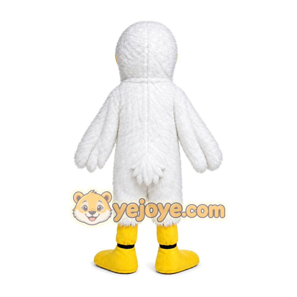 White Bird Turkey Plush Mascot Costume White Bird Turkey Plush Mascot Costume