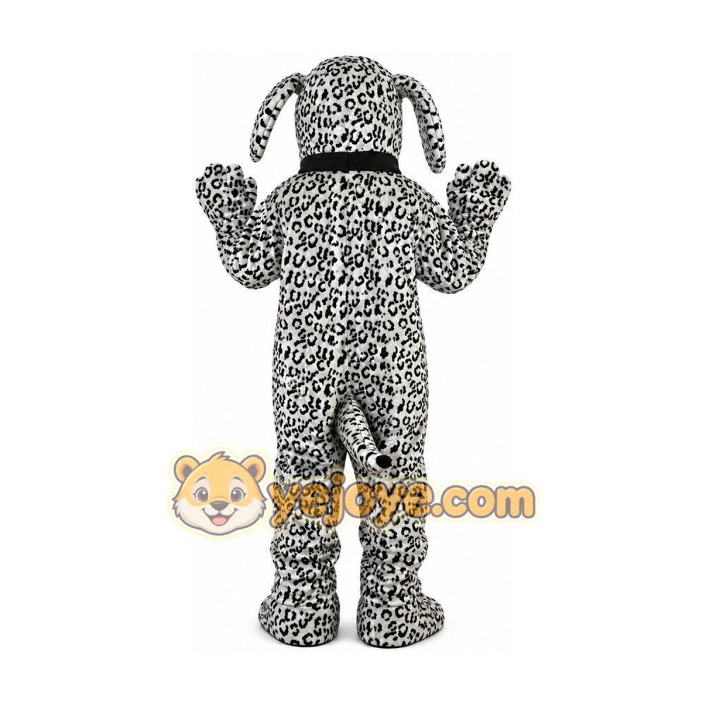 Black and White Dalmatian Dog Mascot Costume Black and White Dalmatian Dog Mascot Costume
