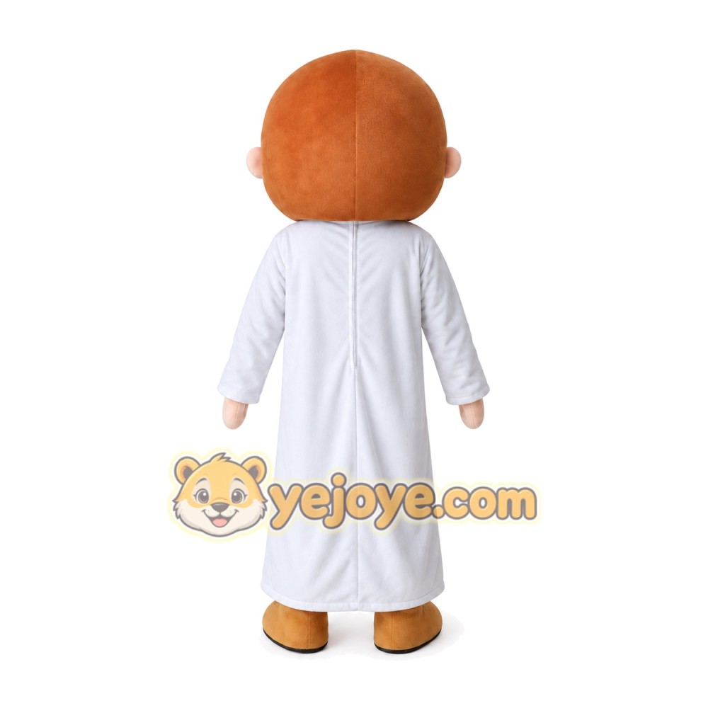 White Dress Boy Mascot Costumes White Dress Boy Mascot Costumes