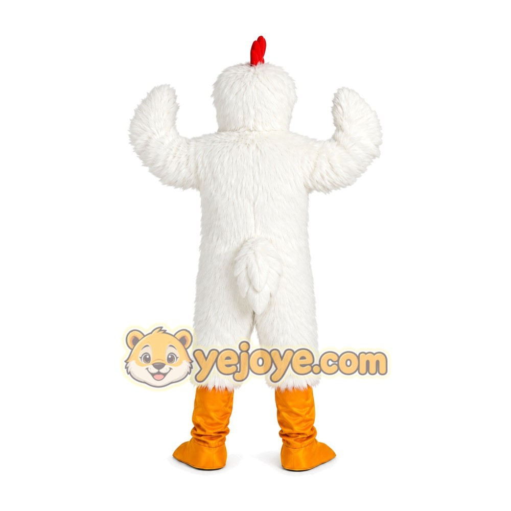 White Chicken Mascot Costume