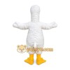 White Goose Mascot Costume White Goose Mascot Costume