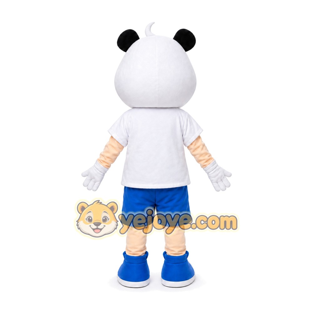 White Panda Mascot Costume White Panda Mascot Costume