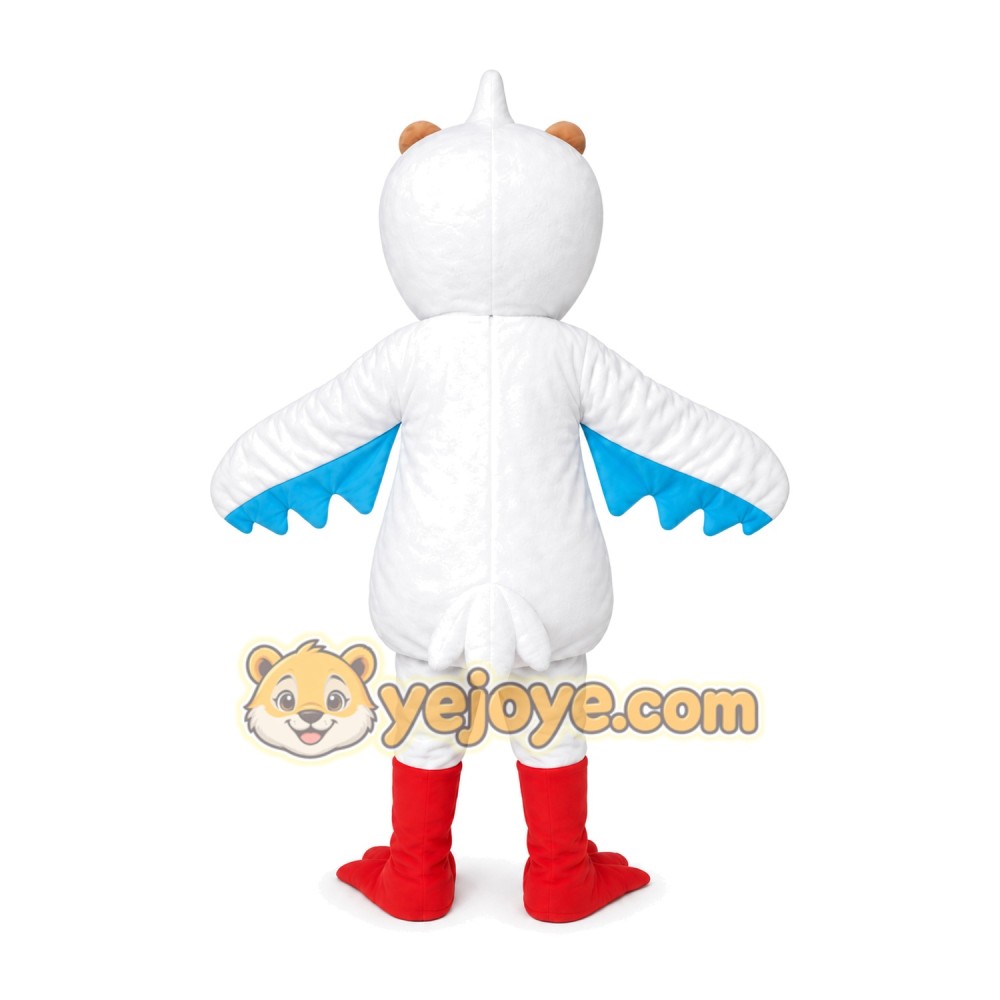 White Pigeon Sea Swallow Bird Mascot Costume White Pigeon Sea Swallow Bird Mascot Costume