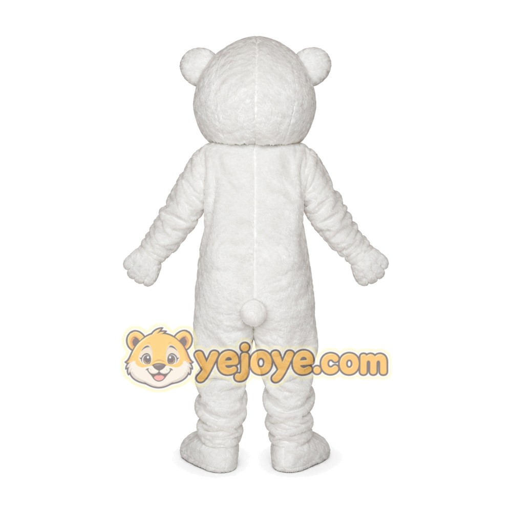 White Polar Bear Mascot Costume